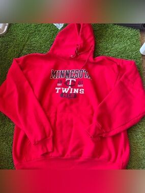 MLB Minnesota Twins Red Hoodie